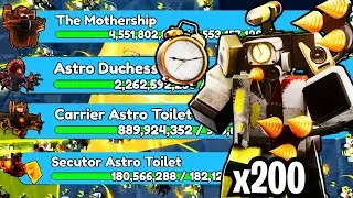 SPEAKER DRILL PENCIL CLOCK TV CAMERAMAN vs EVERY BOSS!! (Toilet Tower Defense)
