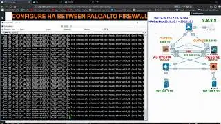 CONFIGURE HA BETWEEN PALOALTO FIREWALL