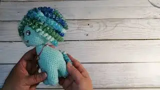 шикарная лошадка или единорожка крючком, что связать из акрила,