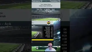 Fenerbahçe'nin kadrosunda Alex'in olmayışı - Fifa 2014 Türkçe