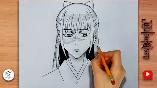 How to draw Utahime Iori || Jujutsu Kaisen drawing step by step || Easy drawing ideas for beginners