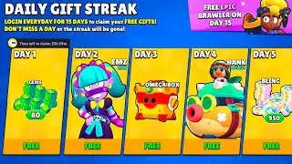 😍NEW DAILY GIFT STREAK!!! Brawl Stars Gifts (concept)