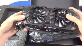Gigabyte Radeon R9 380 (GV-R938G1_GAMING-4GD) - распаковка