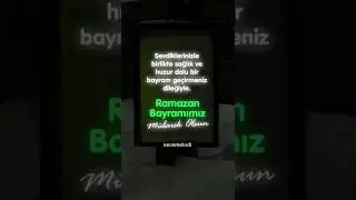 Ramazan Bayramı Mübarek Olsun 🙌♥️ Neon Melodi