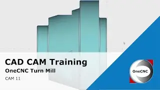 Subspindle Tool Path - Facing Operation in OneCNC Lathe Expert - CAM Training 11