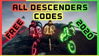 ALL CODES IN DESCENDERS | EVERY IN GAME ITEM AND MORE!!!