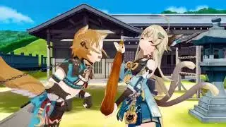 Kirara Beating Gorou in Tom and Jerry Style | Genshin Impact