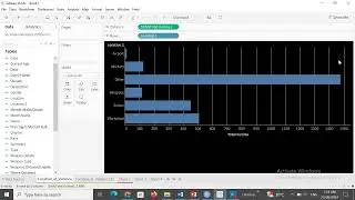 Tableau Work Sheet Option