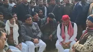 SAIFAI: akhilesh yadav reached his village saifai