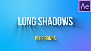 How to make LONG, SOFT SHADOWS in After Effects (plus BONUS TIP!)