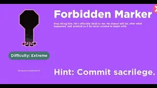 How to get Forbidden Marker - Find The Markers (I show the entire way)