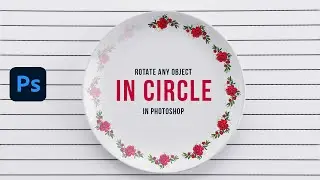 How To duplicate objects in a circle | Photoshop tutorials | for beginners | Easy Steps | 2023