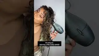 ⁠Are you touching your curls, coils, or waves while you are drying them?