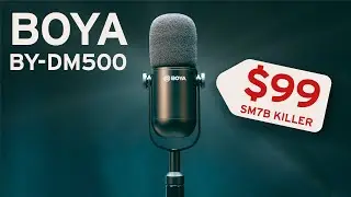 Best Streaming Mic Under $100? Boya BY-DM500 SM7B Killer!