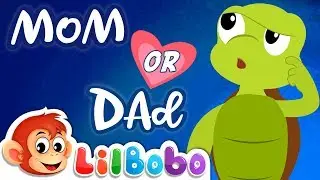 Who do you LOVE more? Mom or Dad ? | Little BoBo Nursery Rhymes - Flickbox Kids Songs