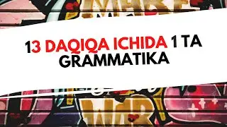 13 DAQIQA ICHIDA 1 TA GRAMMATIKA!!! RUS TILI ENG SODDA TILDA O'RGANING