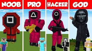 Minecraft NOOB vs PRO vs HACKER vs GOD: SQUID GAME  #trending  #shorts
