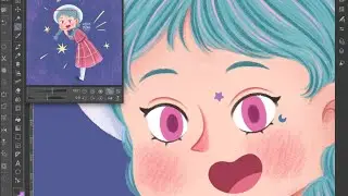 Speedpaint Coloring Karakter Imut | Clip Studio Paint