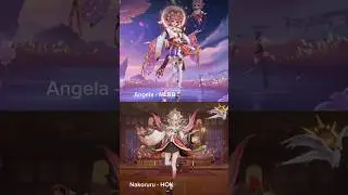 Angela vs Nakoruru mobile legends vs honor of kings #mobilelegends #mlbb #honorofkings