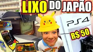 LIXO LOTADO DE TESOUROS! UM PLAYSTATION 4 POR 50 REAIS , TUDO NO JUNK LIXO GAME DO JAPÃO.
