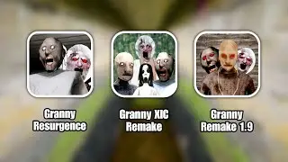 All Latest Sewer Escape Full Gameplay | Granny Remake 1.9 Vs Granny XIC Remake Vs Granny Resurgence