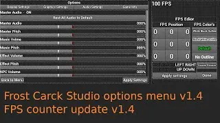 FCS Options Menu v1.4 the FPS counter update