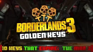 Borderlands 3: 10 GOLDEN KEYS SHiFT CODE!!!! - (Expires: Mar 3) & NO MORE VIP??
