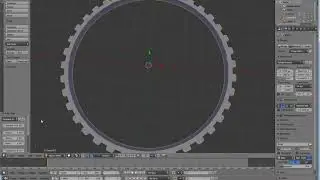 Добавление шестерни в Blendre 3d