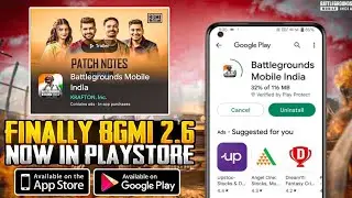 BGMI 116 MB UPDATE IN PLAYSTORE 😍| BGMI 2.6 NEW UPDATE IN PLAYSTORE | HOW TO UPDATE BGMI PLAYSTORE