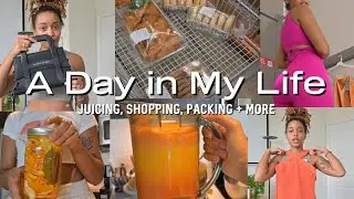 A Day in My Life | Juicing, Shopping, Packing + Bach Party Prep!