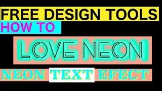 FREE DESIGN Inkscape for beginners - Create Neon Text!