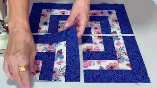 Faixas Pequenas de Tecidos 🤩 Patchwork Fácil e Rápido