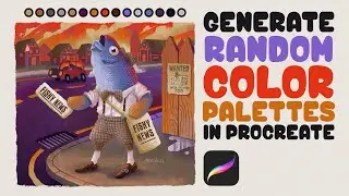 🎨 How to Generate Randomized Color Palettes in Procreate 🖌