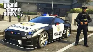 GTA-5 Police Chase. Battle royal Game
