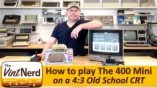 Hook-up your Atari 400 Mini's HDMI to a Commodore CRT 😎
