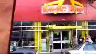Bushman outside IN N OUT Burger, San Francisco
