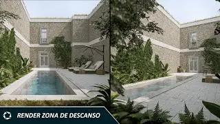 📚 TUTORIAL: RENDER DE ZONA DE DESCANSO | ENSCAPE 3.3
