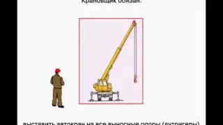Учебный фильм Техника безопасности при производстве работ кранами