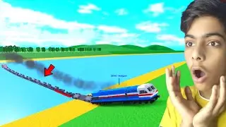 I Drive a HORROR DIESEL TRAIN on WATER😱