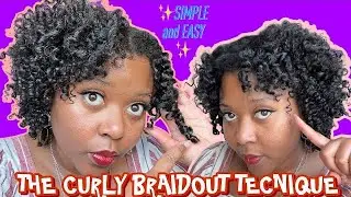 BEST BRAIDOUT TECHNIQUE | PROTECTIVE STYLES FOR NATURAL HAIR | NATURAL HAIRSTYLES FOR BLACK WOMEN
