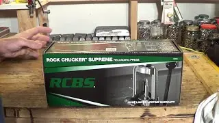 Unboxing RCBS Rock Chucker Supreme reloading press - HD