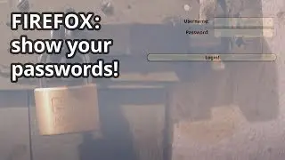 Show lost passwords in Firefox!