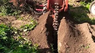 Траншеекопатель Kawabe для теплового насоса