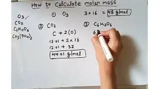 How to calculate molecular weight of compound