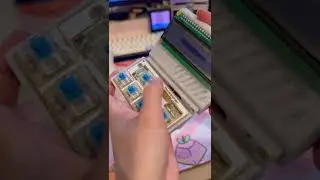 this mini keyboard has a screen! 