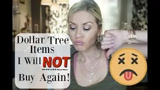 WORST Dollar Tree Products| 10 Dollar Tree Products I Will NOT Repurchase| Megan Navarro