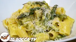 596 - Asparagus carbonara...for magical moments! (Delicate, delicious, and light vegetarian first...