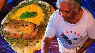 Cooking Curry Goat, Shrimp,Chicken, and Dosti Roti with Aunty Helen
