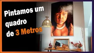 Pintamos um quadro de 3 metros