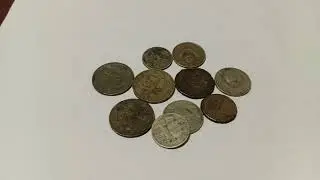Разбираем старинные монеты найденные в гараже